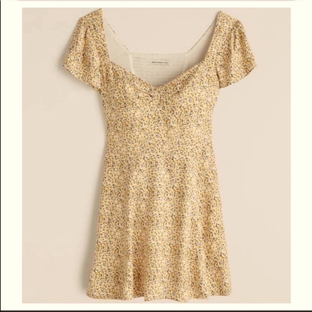 Abercrombie & Fitch knot front mini dress